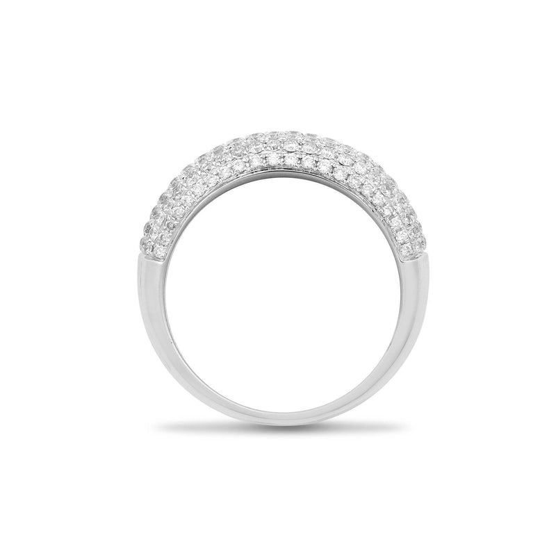 18ct White 1.00ct Diamond Bombay Ring - HEERA DIAMONDS