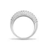 18ct White Gold Diamond Bombay Ring - HEERA DIAMONDS