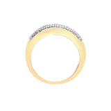 9ct Yellow Gold Diamond Bombay Ring - HEERA DIAMONDS