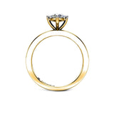 Alora Marquise Cut Solitaire Engagement Ring in Yellow Gold - HEERA DIAMONDS