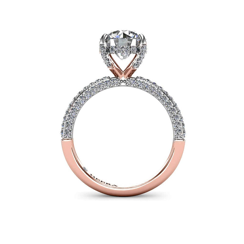 Armida Round Brilliant Solitaire Engagement Ring in Rose Gold - HEERA DIAMONDS