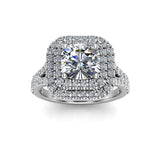 The Queen Engagement Ring in Platinum - HEERA DIAMONDS