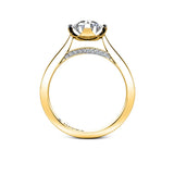 The Rialto Round Brilliant Solitaire Engagement Ring in Yellow Gold - HEERA DIAMONDS