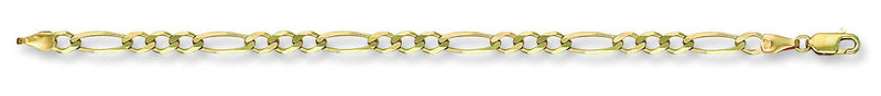 Gold Baby Figaro Chain Bracelet - HEERA DIAMONDS
