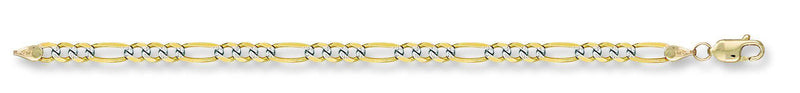 Gold Baby Figaro Chain Bracelet - HEERA DIAMONDS