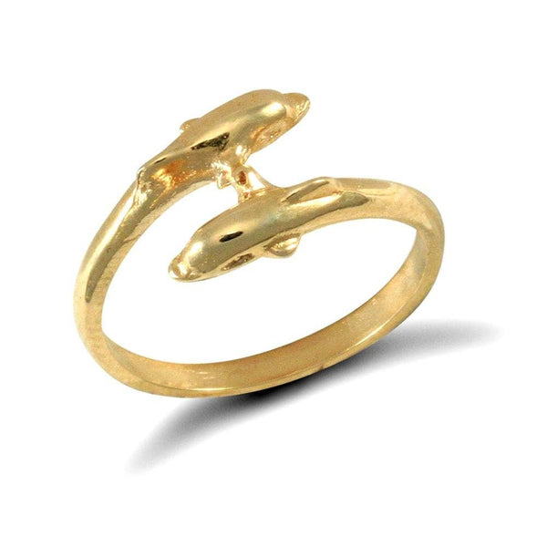 9ct Yellow Gold Baby Dolphin Ring - HEERA DIAMONDS