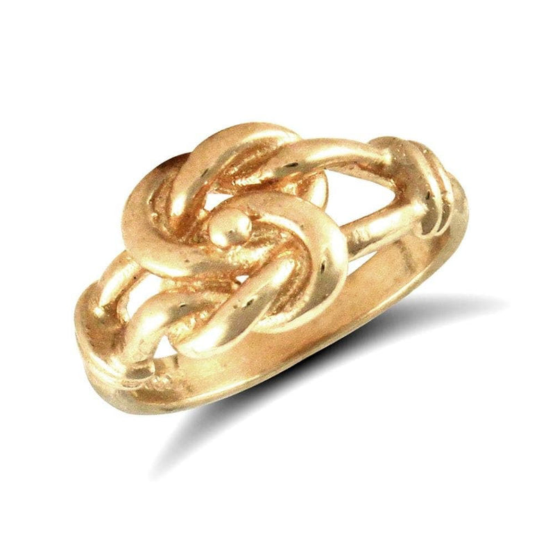 9ct Yellow Gold Baby Knot Ring - HEERA DIAMONDS