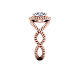NIKITA - Round Brilliant Diamond Solitaire Engagement Ring in Rose Gold - HEERA DIAMONDS