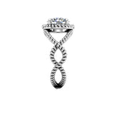 NIKITA - Round Brilliant Diamond Solitaire Engagement Ring in Platinum - HEERA DIAMONDS