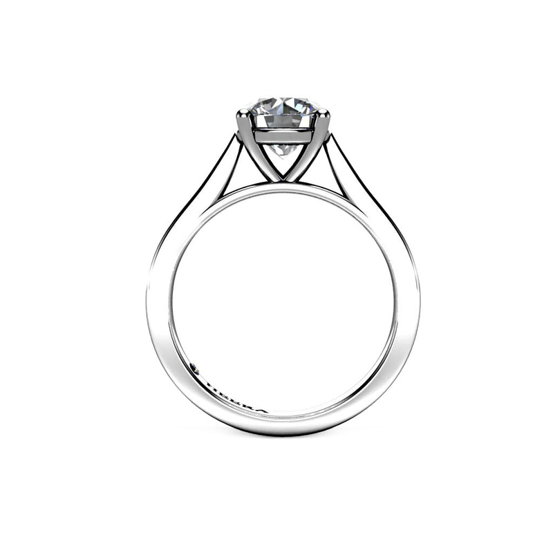 Solitaire diamond ring on sale with side diamonds