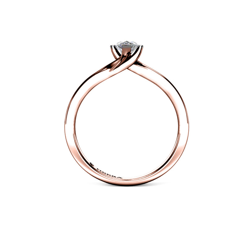 MAURA - Marquise Cut Diamond Solitaire Engagement Ring in Rose Gold - HEERA DIAMONDS