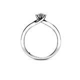 MAURA - Marquise Cut Diamond Solitaire Engagement Ring in Platinum - HEERA DIAMONDS