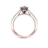 LAUREN - Pear Cut Diamond Solitaire Engagement Ring in Rose Gold - HEERA DIAMONDS