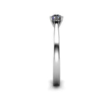 Ryme - Round Brilliant Solitaire Engagement Ring in Platinum - HEERA DIAMONDS