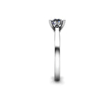 INDIA - Round Brilliant Diamond Solitaire Engagement Ring in Platinum - HEERA DIAMONDS