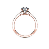 KAE - Round Brilliant Diamond Solitaire Engagement Ring in Rose Gold - HEERA DIAMONDS
