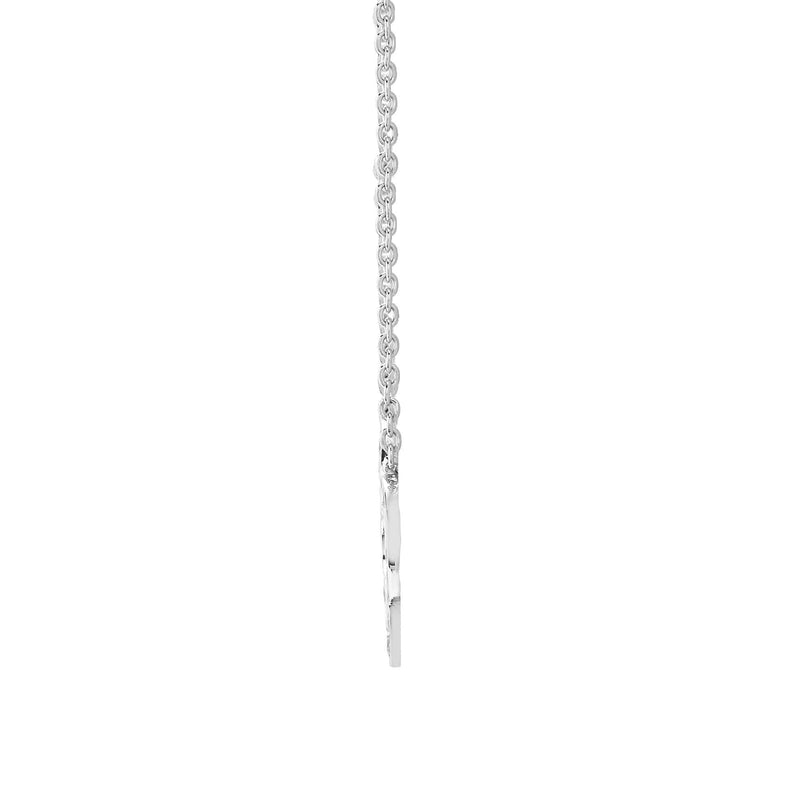 18ct White 0.16ct Diamond Cross - 18" Chain included - HEERA DIAMONDS