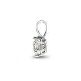 18ct White Gold 50pt 6 Claw Diamond Solitaire Pendant - HEERA DIAMONDS