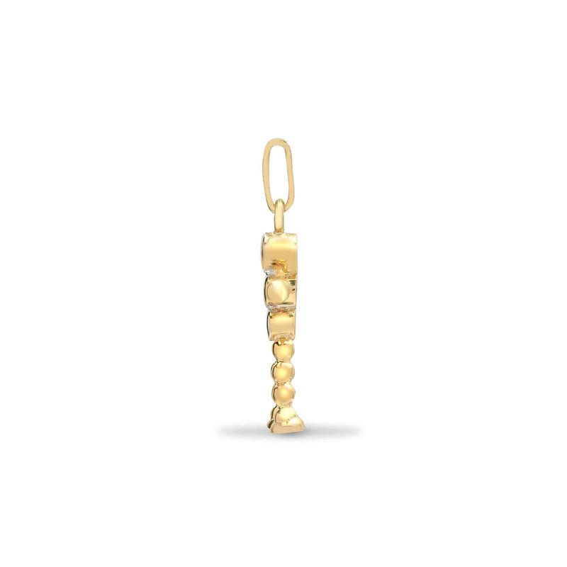 9ct Yellow Gold Diamond Corn dolly Boy Pendant - HEERA DIAMONDS