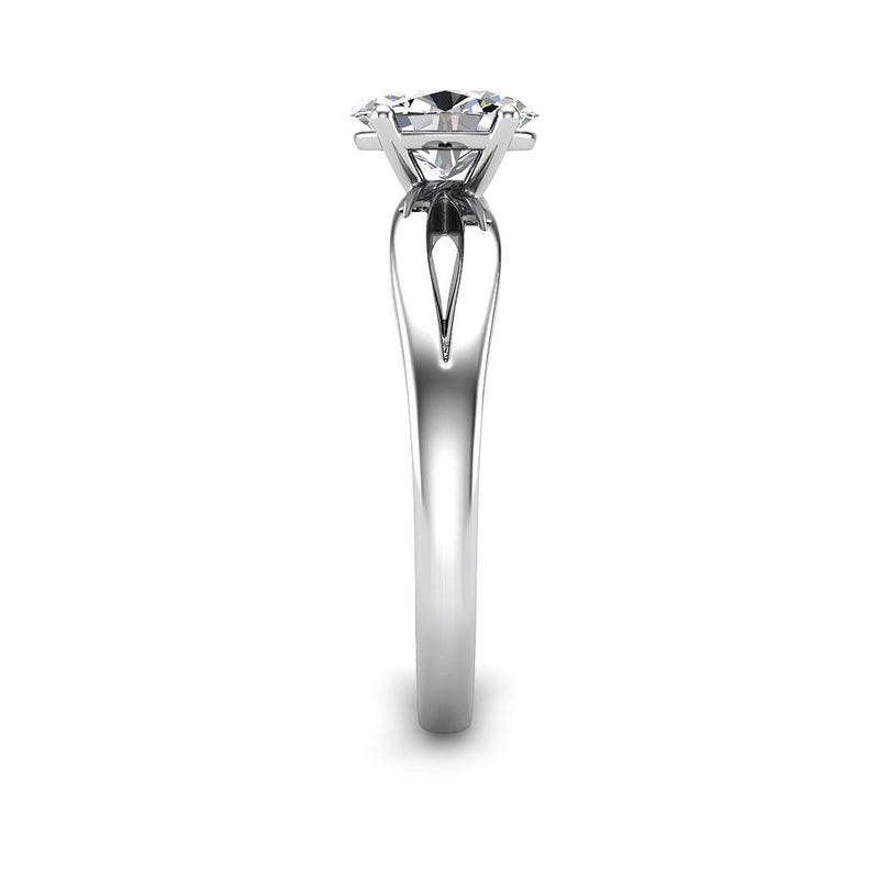 MARILLA - Oval Cut Diamond Engagement Ring in Platinum - HEERA DIAMONDS