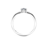 MARGA - Oval Solitaire Engagement Ring in Platinum - HEERA DIAMONDS