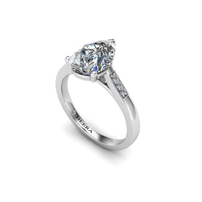 2.5ct Princess Lab Grown Diamond Engagement Ring | (F+ Color) |14K Rose  Gold Monica Petite Earthy Organic Lab Grown Diamond Ring (1/20 ct. tw) |  The Art Of Jewels