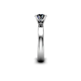 KEANNA - Round Brilliant Solitaire Engagement Ring in Platinum - HEERA DIAMONDS