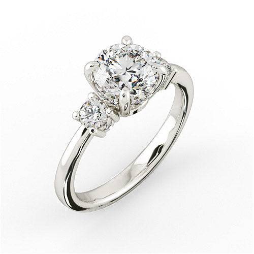 Flavia Halo Engagement Ring - HEERA DIAMONDS