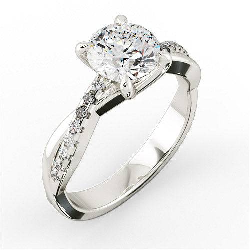 Mika Halo Engagement Ring - HEERA DIAMONDS