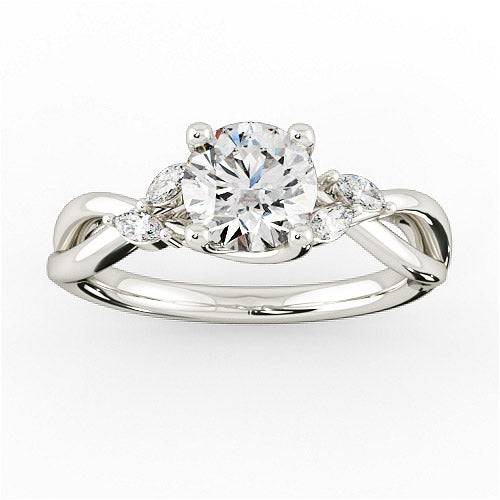Simi Halo Engagement Ring - HEERA DIAMONDS