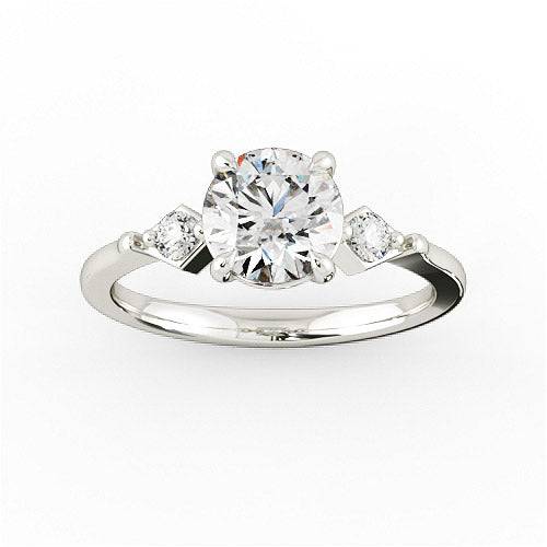 Xevi Halo Engagement Ring - HEERA DIAMONDS