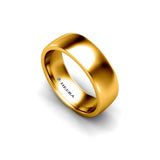 SOFT COURT POLISHED WEDDING RING IN 6MM WIDTH - HEERA DIAMONDS